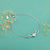 Silver Deer Heart Bracelet