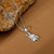 Silver Anjaneya Pendant With Box Chain For Him