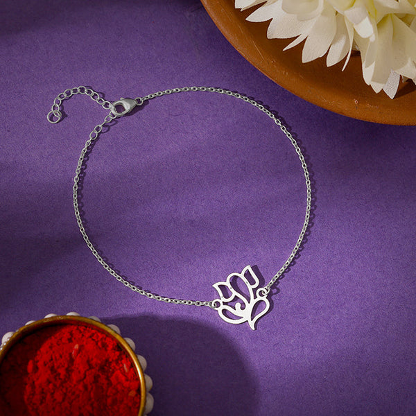 Silver Bappa Bracelet Rakhi