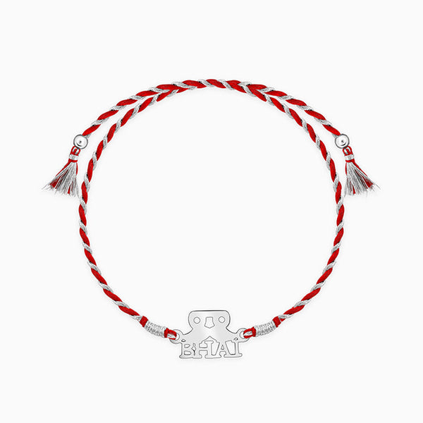 Silver Brother Rakhi