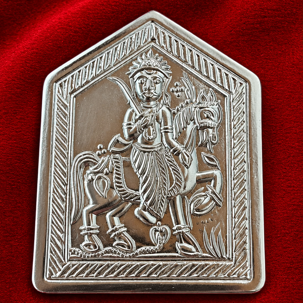 Silver Dev silver back 30 grm bhairavnath