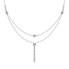 Kriti Sanon Silver Slow Dance Layered Necklace