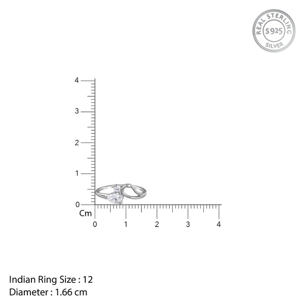 Silver Lean On Ring